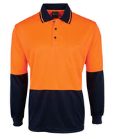 JB's HV 4602.1 L/S JACQUARD POLO -  6HJNL